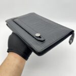 Fendi Clutch Leather FF Black