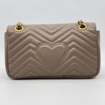 Gucci Marmont Flap Small Nude GHW