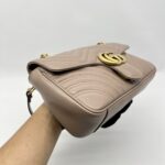 Gucci Marmont Flap Small Nude GHW