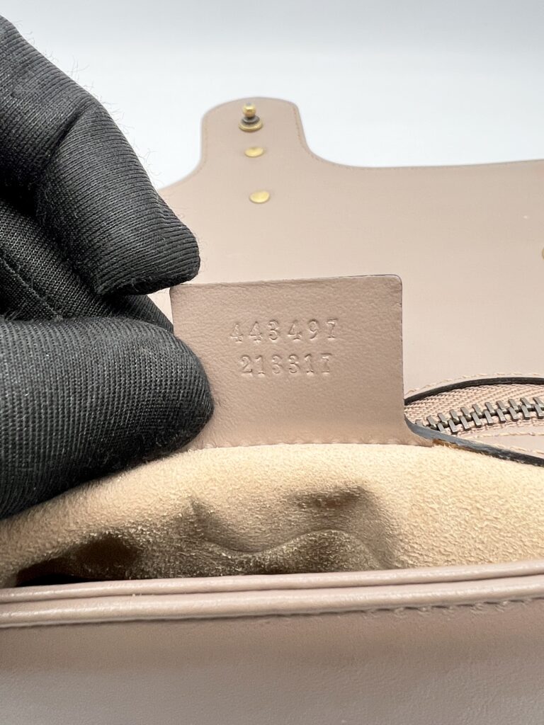 Gucci Marmont Flap Small Nude GHW