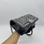 Chanel Boy 25 Lambskin Pearl Black SHW