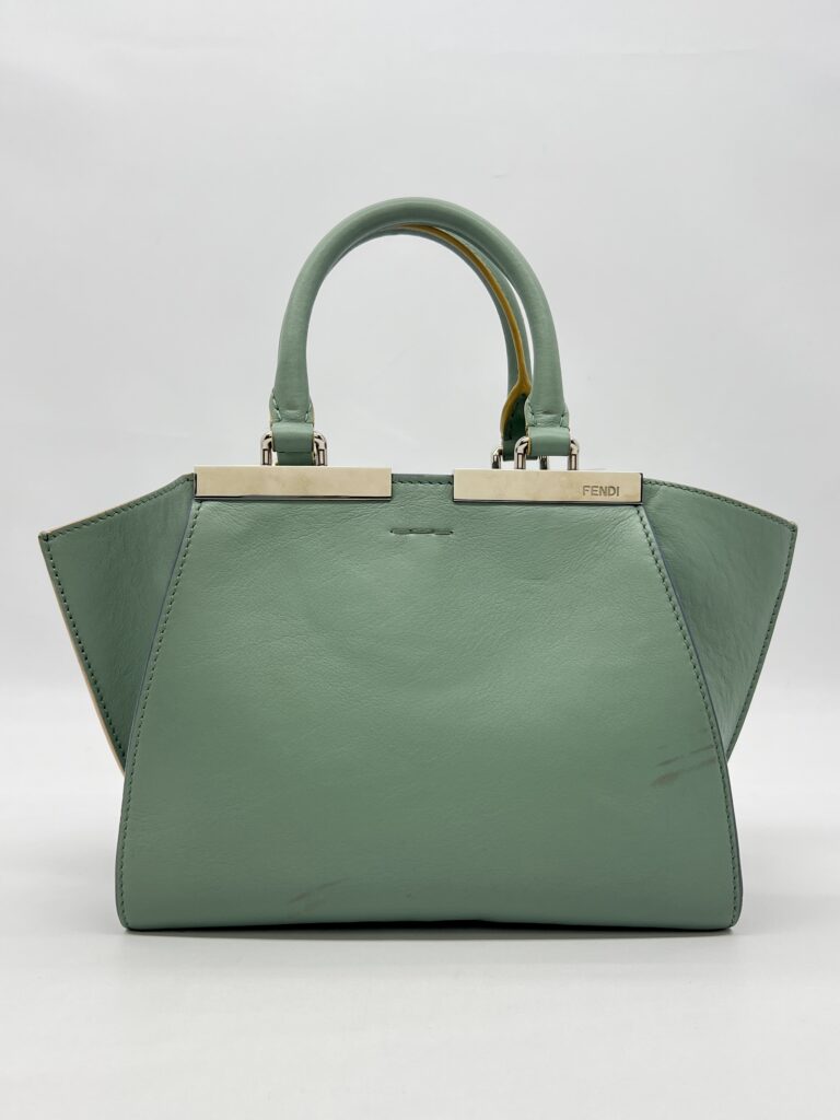 Fendi Petite 3 Jours Bag Green SHW