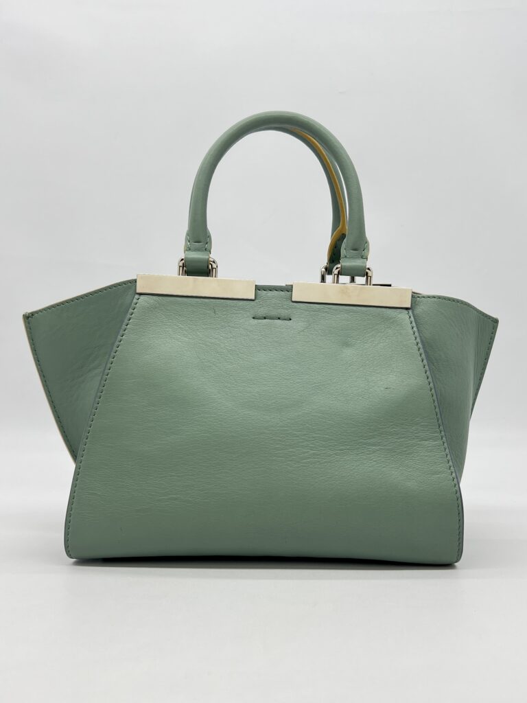 Fendi Petite 3 Jours Bag Green SHW