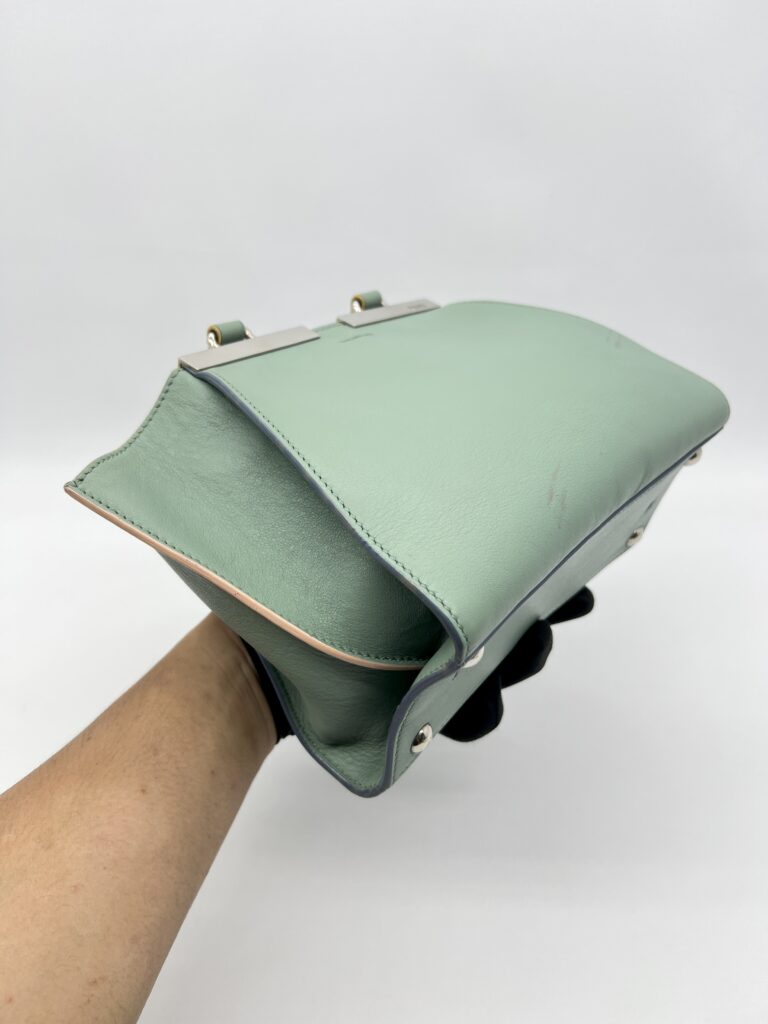 Fendi Petite 3 Jours Bag Green SHW