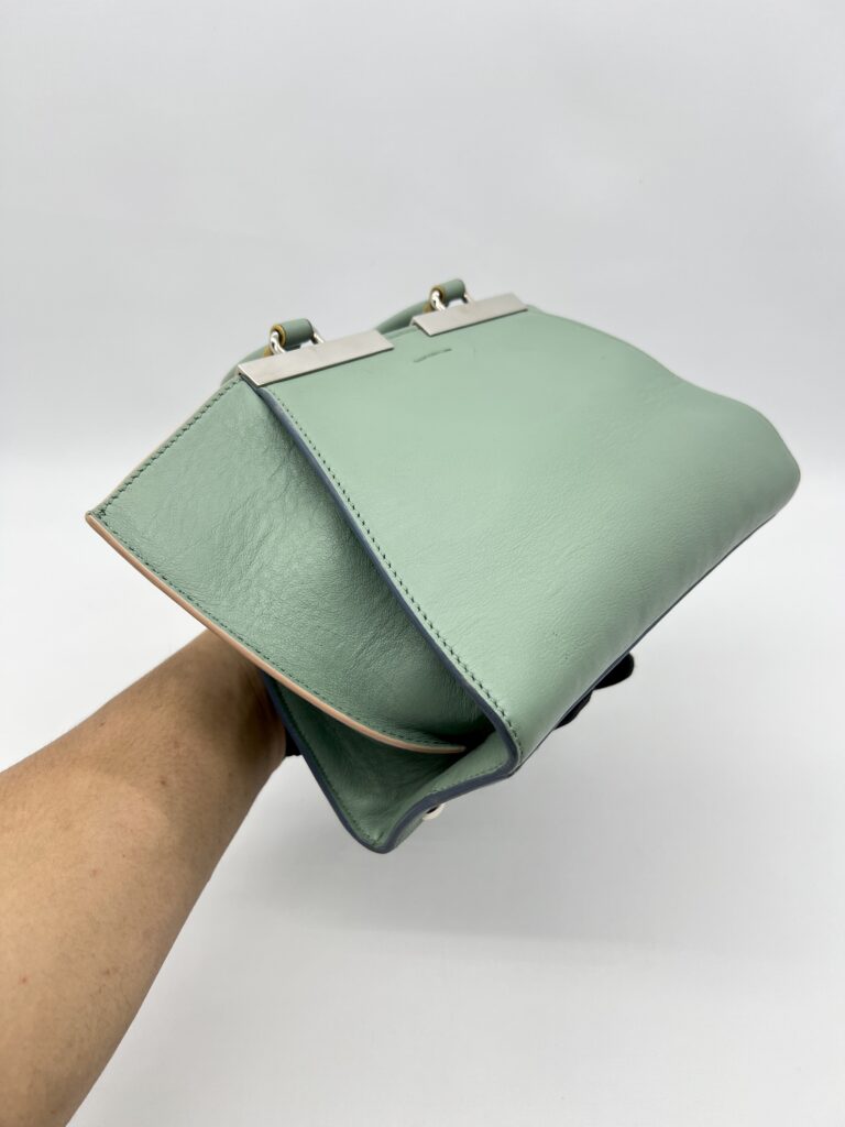 Fendi Petite 3 Jours Bag Green SHW