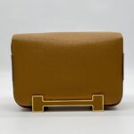Hermes Geta Chevre Caramel GHW