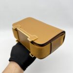 Hermes Geta Chevre Caramel GHW