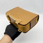 Hermes Geta Chevre Caramel GHW