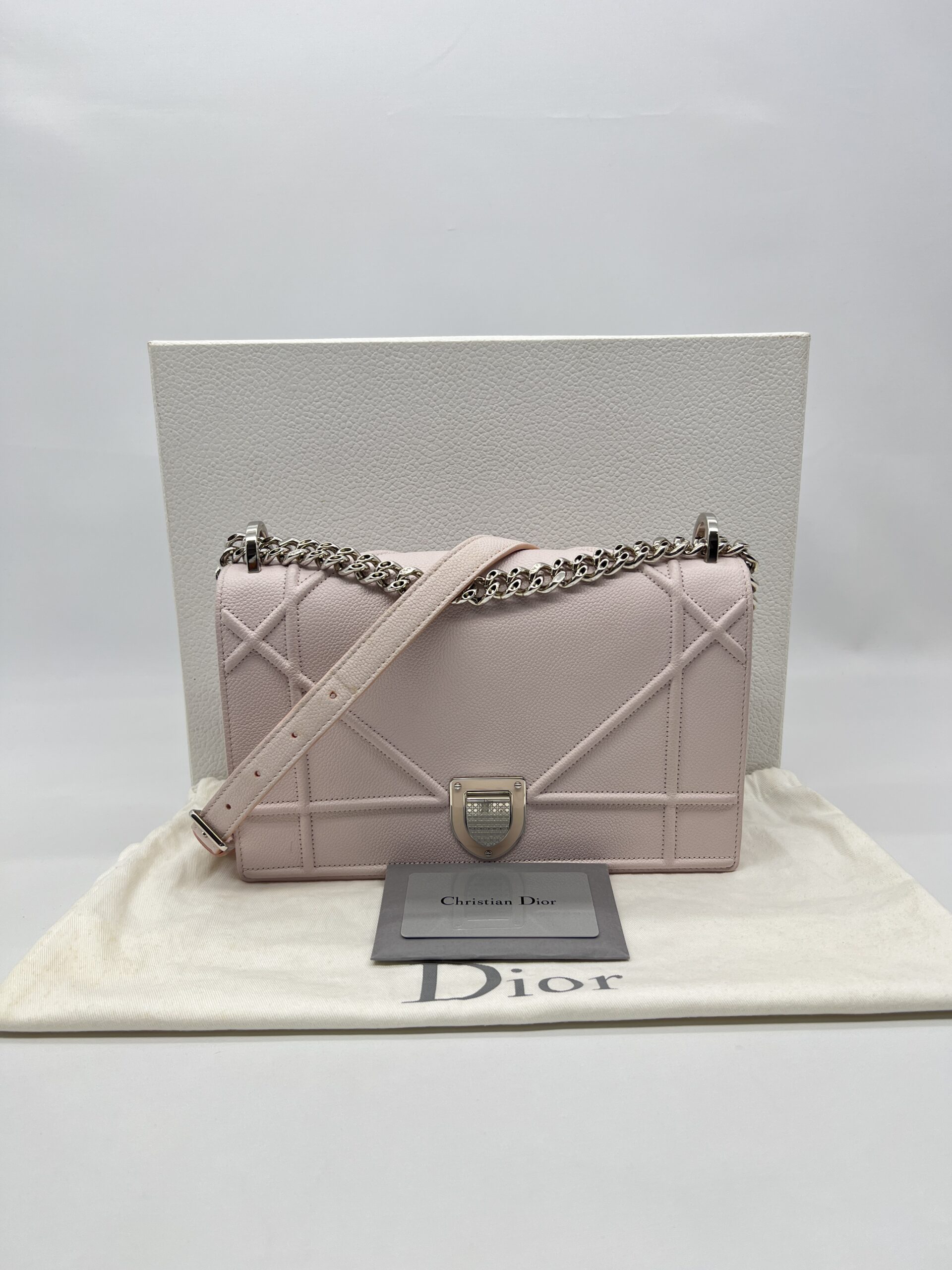 Dior Diorama Medium light Pink SHW