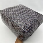 Goyard St Louis PM Goyardine Bleu Marine SHW