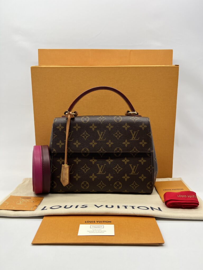 Louis Vuitton Cluny BB Monogram Bordeaux Fuschia GHW