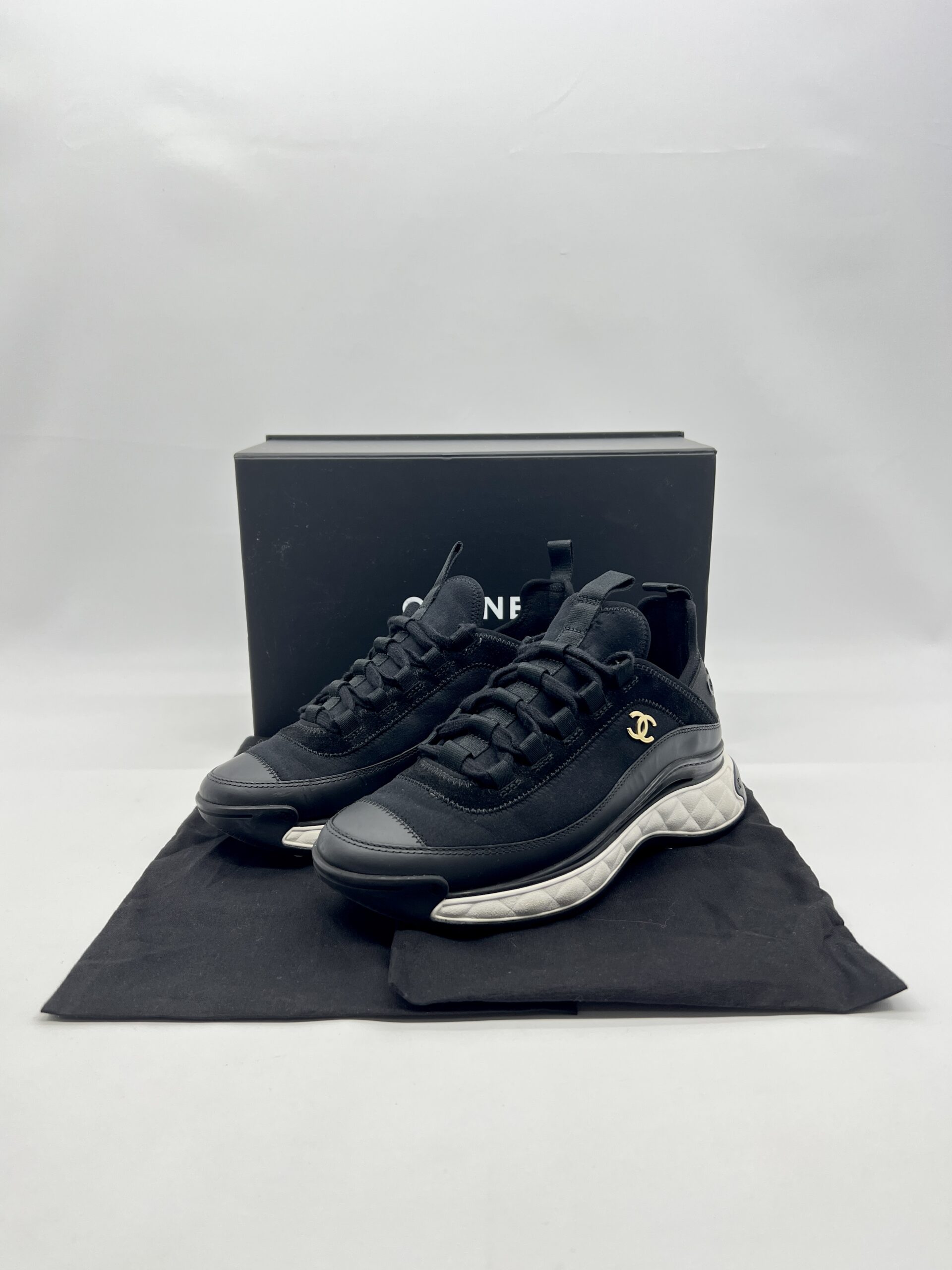 Chanel CC Sneakers Black