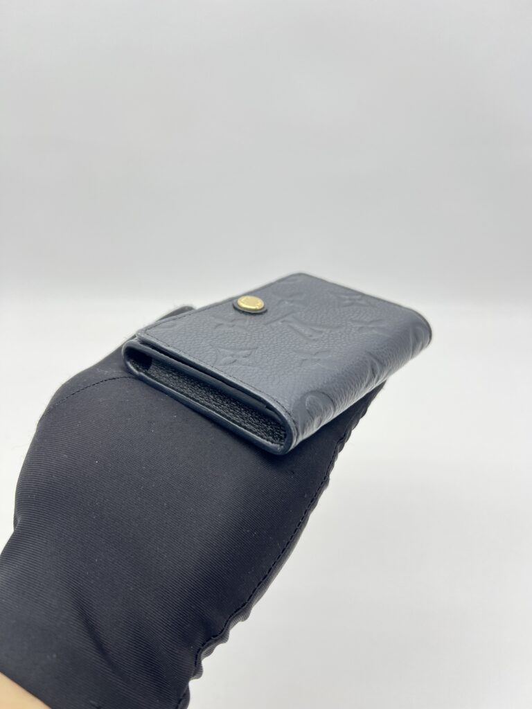 Louis Vuitton Envelope Business Card Monogram Empreinte Noir GHW