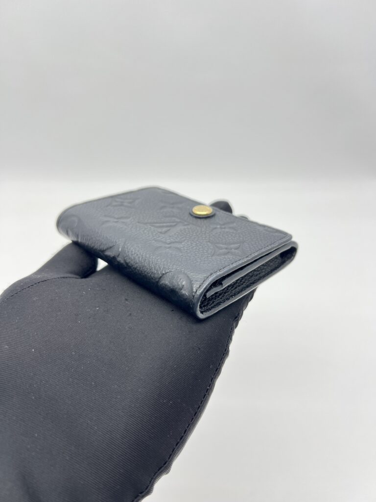 Louis Vuitton Envelope Business Card Monogram Empreinte Noir GHW