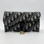 Dior WOC Canvas Oblique Blue GHW