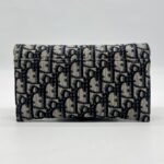 Dior WOC Canvas Oblique Blue GHW