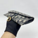 Dior WOC Canvas Oblique Blue GHW