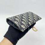 Dior WOC Canvas Oblique Blue GHW