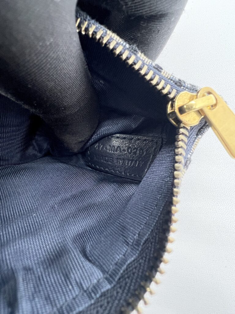 Dior WOC Canvas Oblique Blue GHW