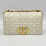 Dior Caro Large White GHW