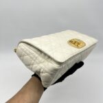 Dior Caro Large White GHW