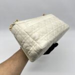 Dior Caro Large White GHW