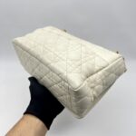 Dior Caro Large White GHW