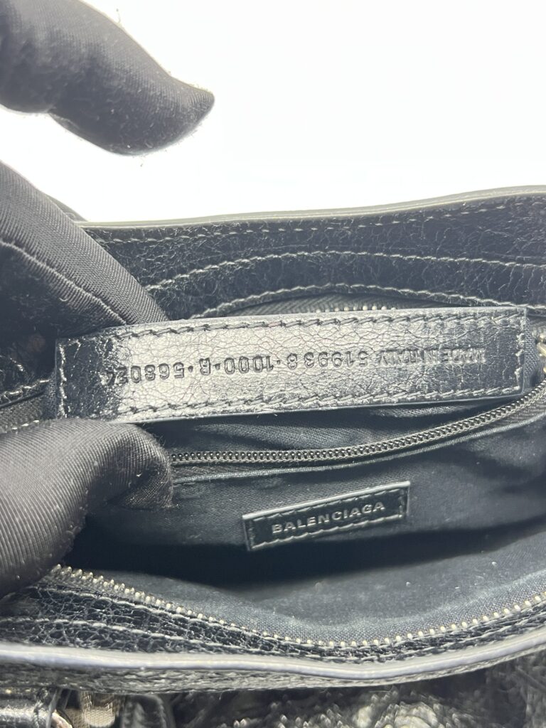 Balenciaga Mini Giant City Agneau Black SHW