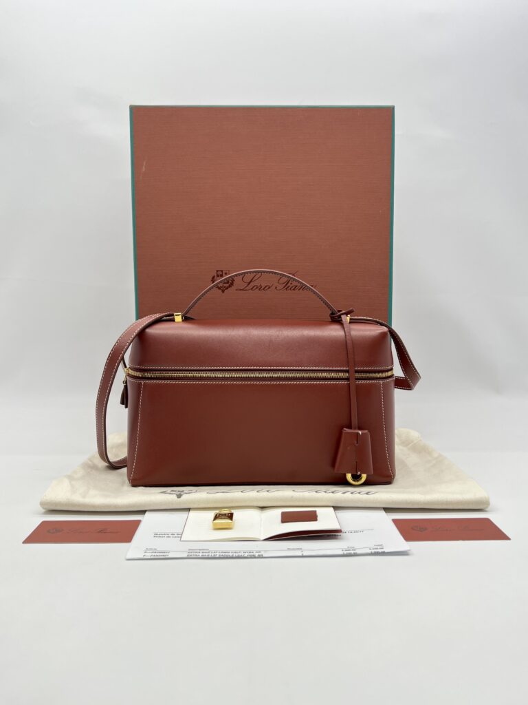 Loro Piana Extra Bag L27 Saddle Leather Deep Kummel/Sun Gold on GHW