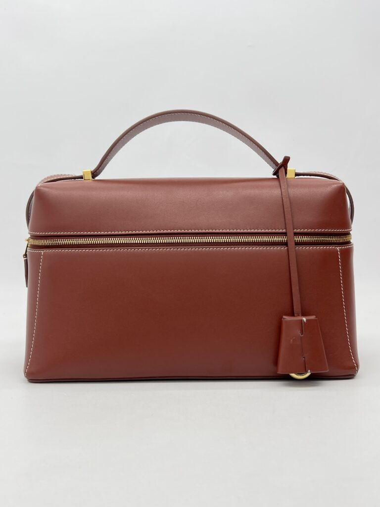 Loro Piana Extra Bag L27 Saddle Leather Deep Kummel/Sun Gold on GHW