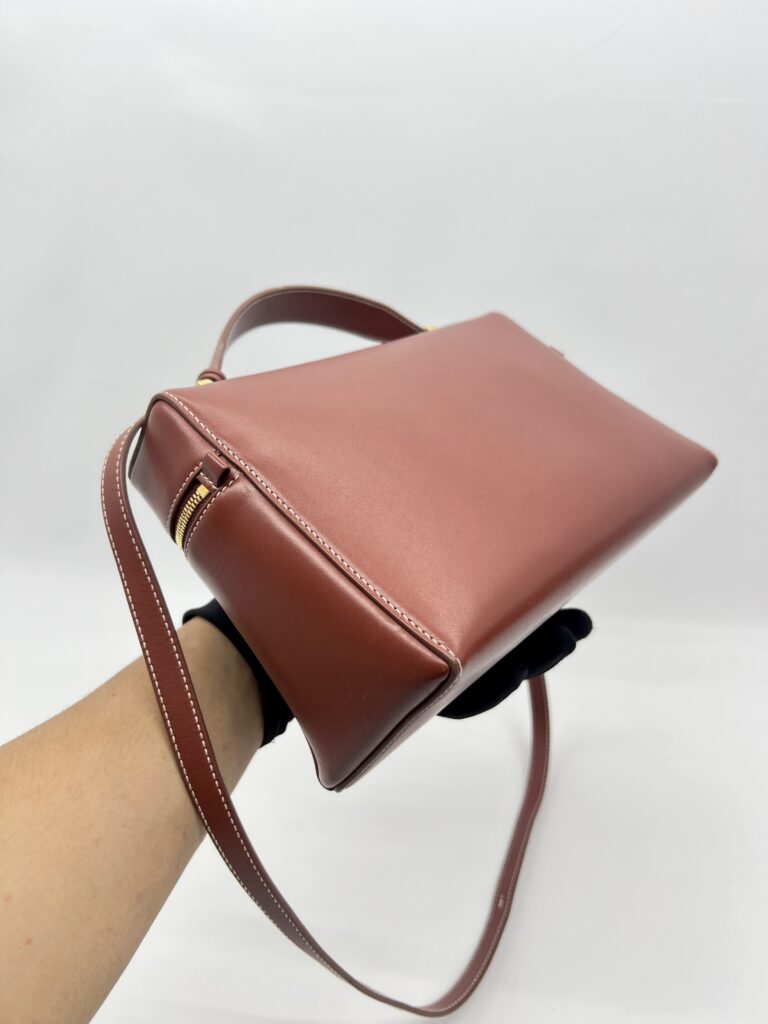 Loro Piana Extra Bag L27 Saddle Leather Deep Kummel/Sun Gold on GHW