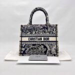 Dior Small Book Tote Canvas Toile De Jouy