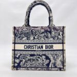 Dior Small Book Tote Canvas Toile De Jouy
