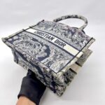 Dior Small Book Tote Canvas Toile De Jouy