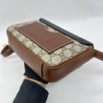 GUCCI Padlock Slingbag GG Supreme Brown Black GHW