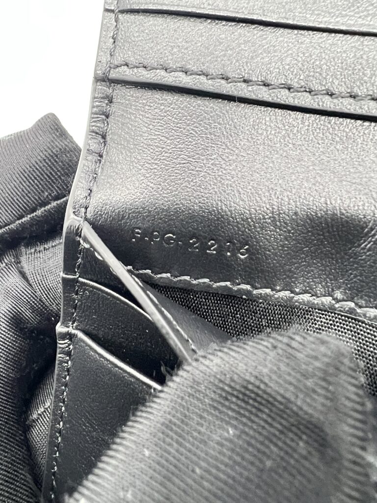 Celine Bifold Card Holder Triomphe Pontet Grained Black GHW