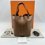 Hermes Picotin 22 Clemence Gold PHW