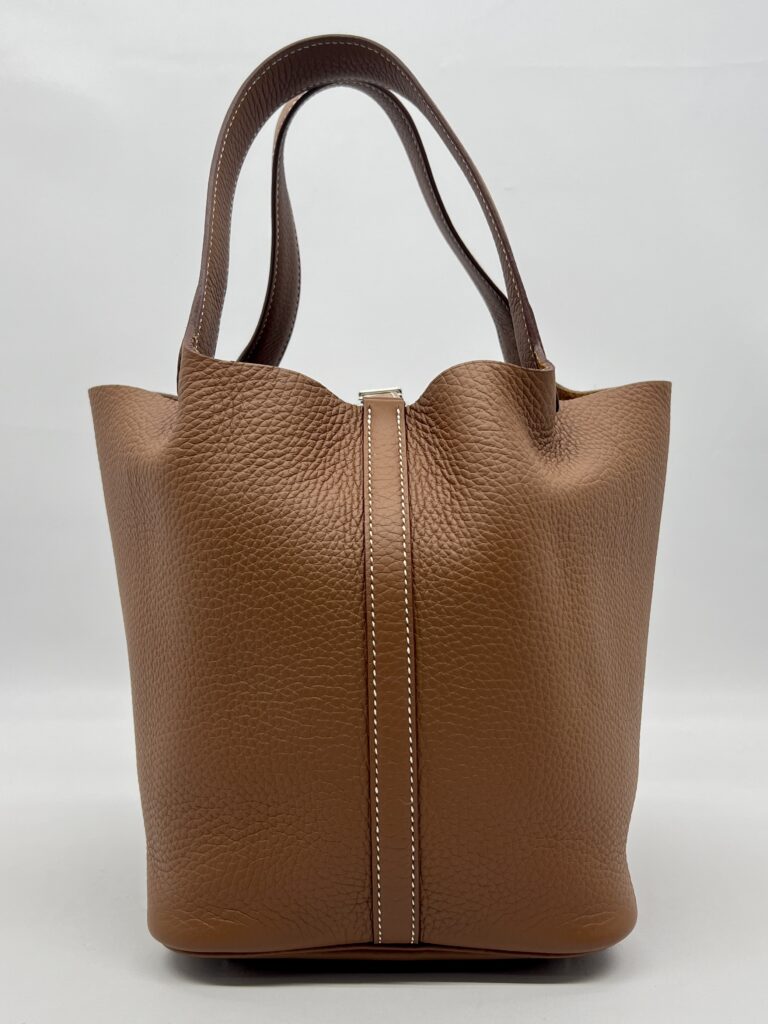 Hermes Picotin 22 Clemence Gold PHW