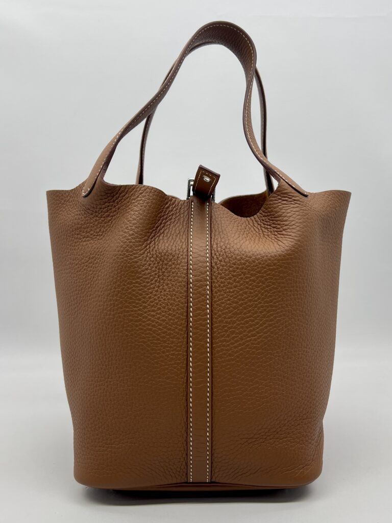 Hermes Picotin 22 Clemence Gold PHW