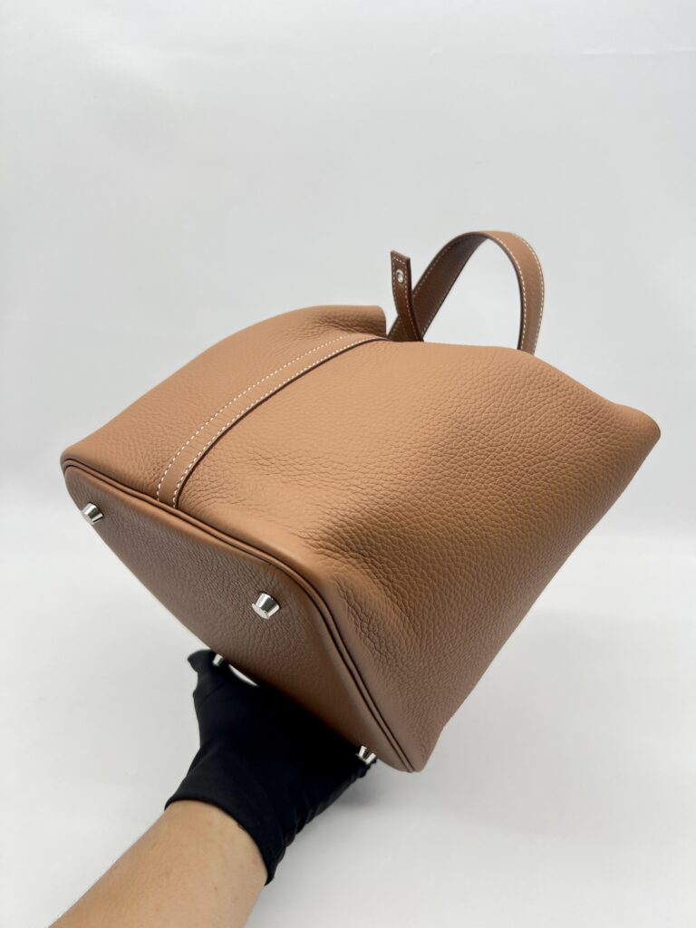 Hermes Picotin 22 Clemence Gold PHW