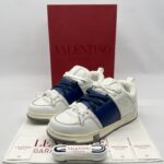 Valentino V Logo Open Skate White Blue