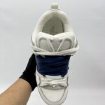 Valentino V Logo Open Skate White Blue