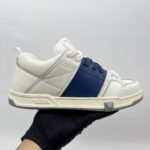 Valentino V Logo Open Skate White Blue