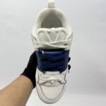 Valentino V Logo Open Skate White Blue