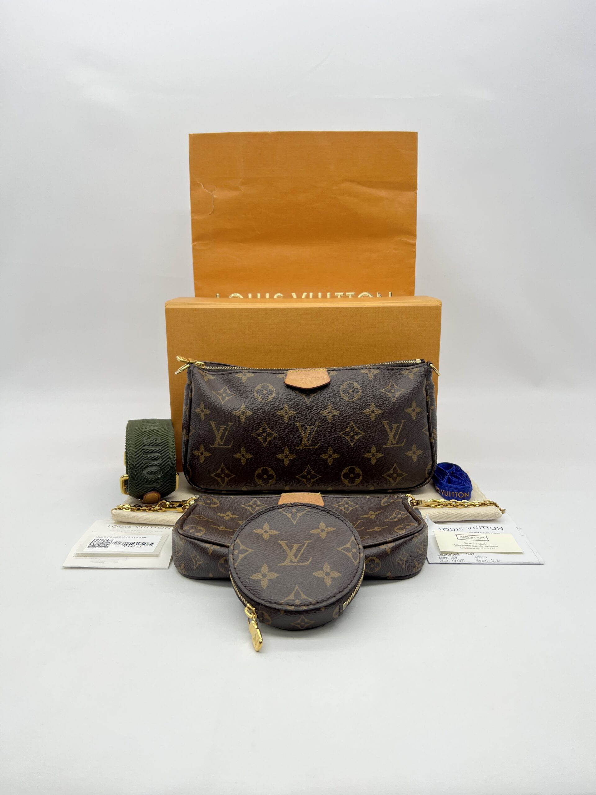 Louis Vuitton Multi Pochette Monogram Khaki