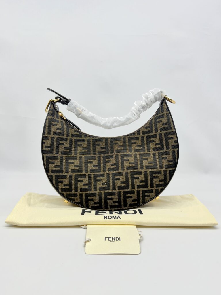 Fendi Fendigraphy Jacquard FF Tobacco Brown GHW