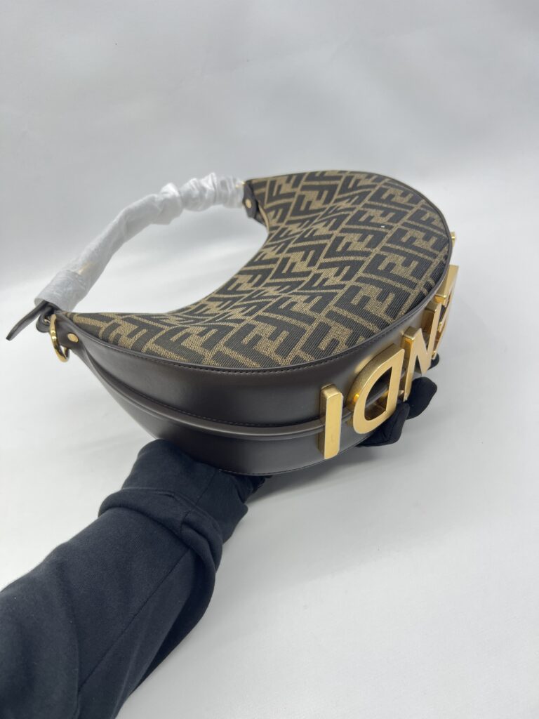 Fendi Fendigraphy Jacquard FF Tobacco Brown GHW