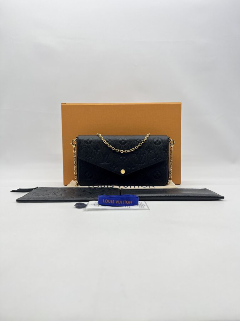 Louis Vuitton Felicie Pochette Monogram Empreinte Black GHW