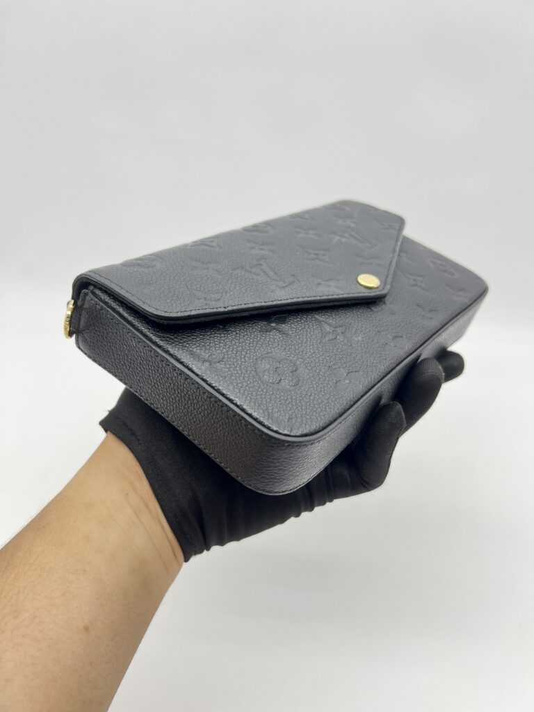 Louis Vuitton Felicie Pochette Monogram Empreinte Black GHW