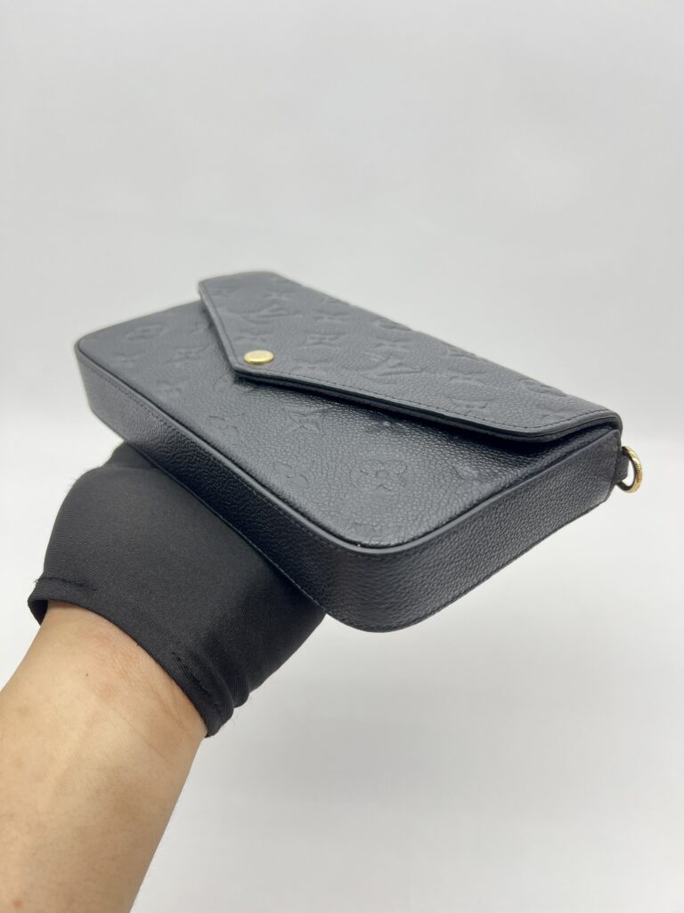 Louis Vuitton Felicie Pochette Monogram Empreinte Black GHW